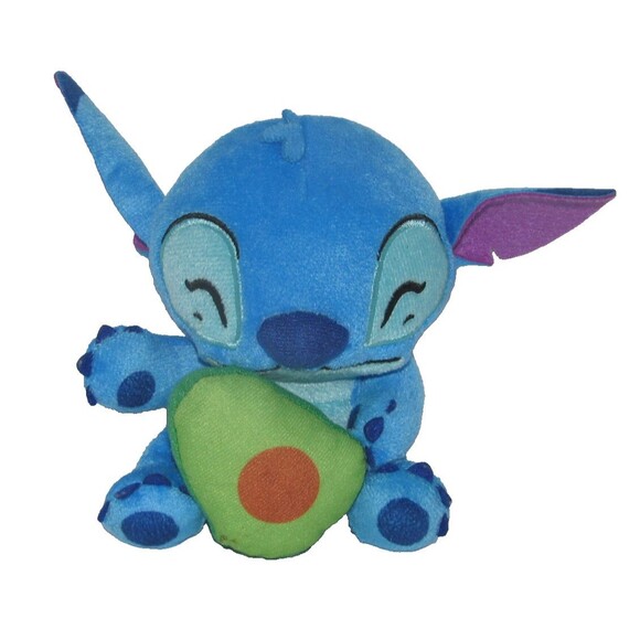 Disney STITCH with Avocado Feed Me Series Plush Stuffed Toy 6 Inch - Picture 1 of 2